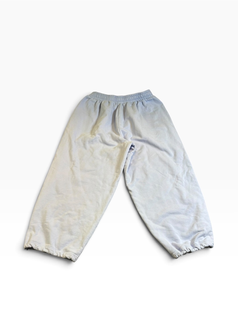 GAP x Disney Stitch Sweatpants Women’s Medium Petite Light Blue Baggy Barrel - Picture 2 of 13